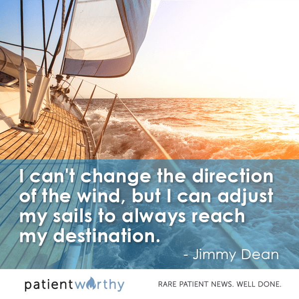 I can't change the direction of the wind, but I can adjust the sails