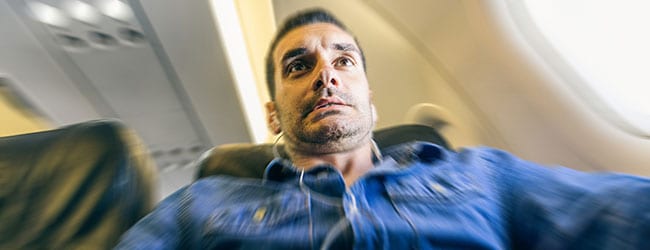 Shocked airline passenger