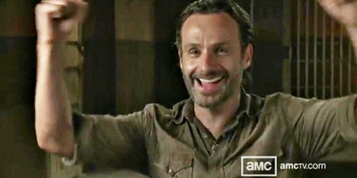 Andrew Lincoln is celebrating