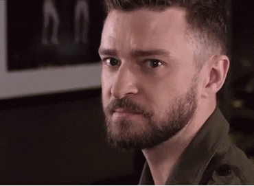 Justin Timberlake nodding