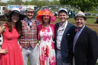 Alexis and her family at the Gold Cup Races this year.