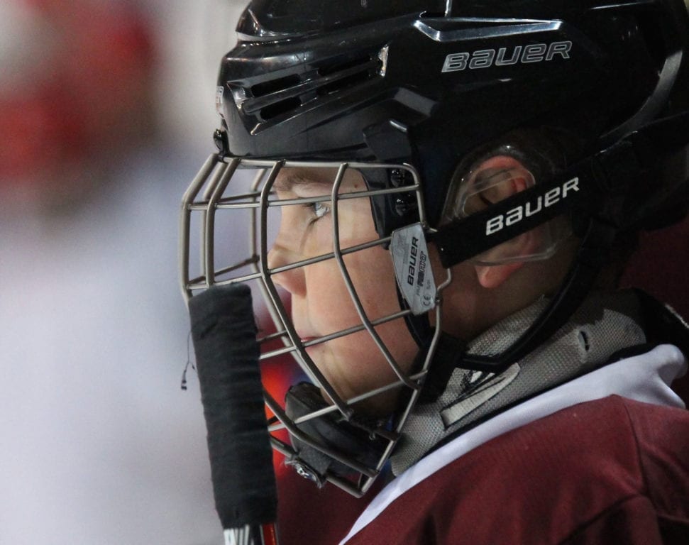 Boy of 10 with Rare Disease Joins College Hockey Team