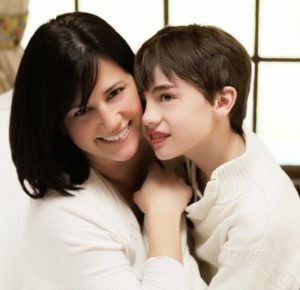 Geraldine and her son Charles, who has Phelan-McDermid syndrome