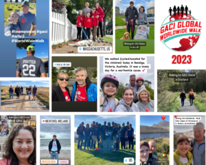 GACI Global Worldwide Walk 2023 Collage