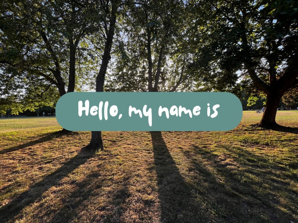 “Hello, My Name Is”